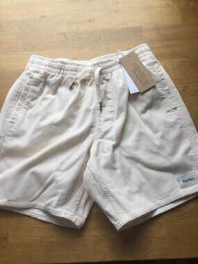 NWT Rhythm mans corduroy shorts  2 front pockets and 1 back inseam=6" 28 " waist